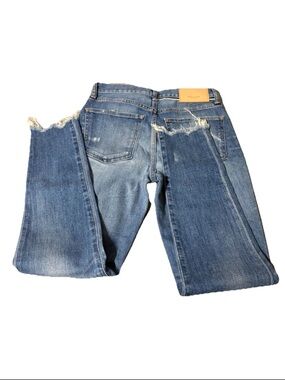 Moussy Denim Hammond Skinny High-Waisted Jean in Blue
